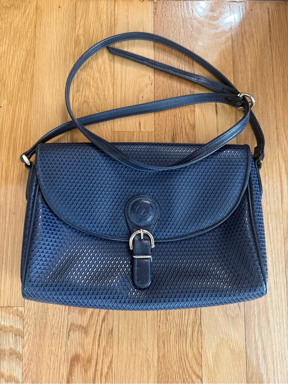 Vintage Liz Claiborne Navy Bag